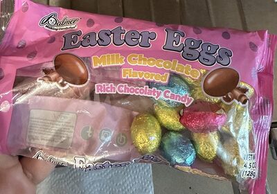 Easter Eggs Milk Chocolate Flavored Candy, Milk Chocolate