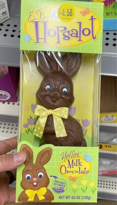 Hollow Milk Chocolate E.B. Hopsalot Candy, Hollow Milk Chocolate