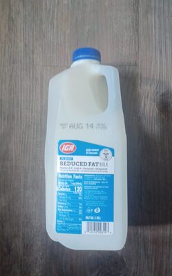 2% Reduced Fat Milk