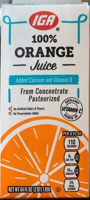 Orange Juice, Orange