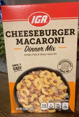 Cheeseburger Macaroni Dinner Mix