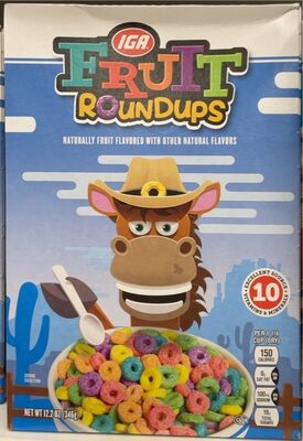 Fruit Roundups Flavored Cereal, Fruit Roundups