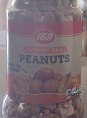 Salted Peanuts, Dry Roasted