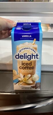 International Delight Iced Vanilla Coffee 64oz, Extended Shelf Life
