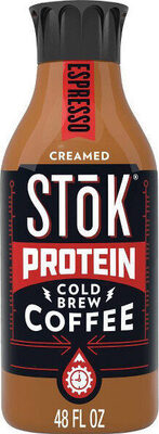 Protein Cold Brew Coffee Beverage, Espresso Creamed