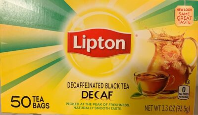Decaf Decaffeinated Black Tea Bags, Decaf