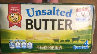 Unsalted Butter, Unsalted