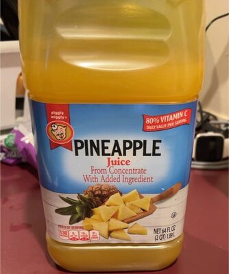 Pineapple Juice, Pineapple