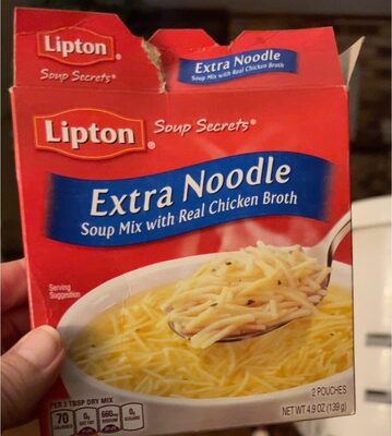 Lipton, Soup Secrets, Extra Noodle