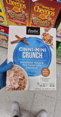 Cinni-Mini Crunch Sweetened Wheat & Rice Cereal With Cinnamon, Cinni-Mini Crunch