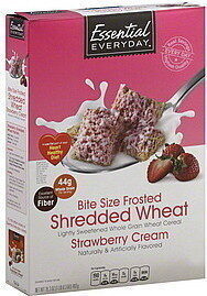 Bite Size Frosted Shredded Wheat Cereal, Strawberry Cream