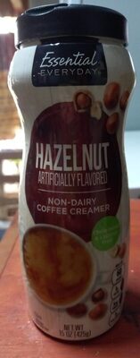 Hazelnut Flavored Non-Dairy Coffee Creamer, Hazelnut