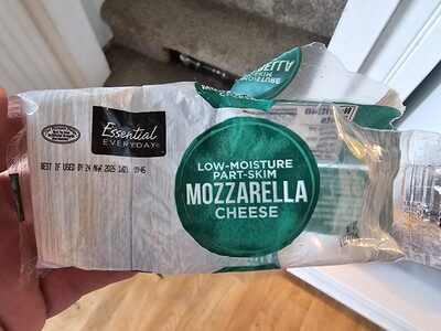 Mozzarella Low-Moisture Part-Skim Cheese, Mozzarella
