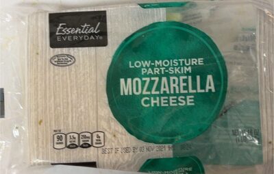 Mozzarella Low-Moisture Part-Skim Cheese, Mozzarella