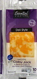 Colby Jack Colby & Monterey Jack Sliced Cheeses, Colby Jack
