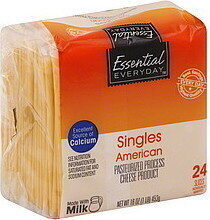 American Singles Pasteurized Prepared Cheese Product, American