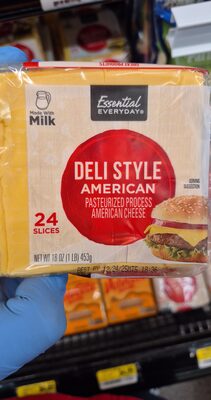 Deli Style American Pasteurized Process American Cheese, Deli Style American