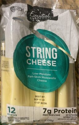 Low-Moisture Part-Skim Mozzarella String Cheese