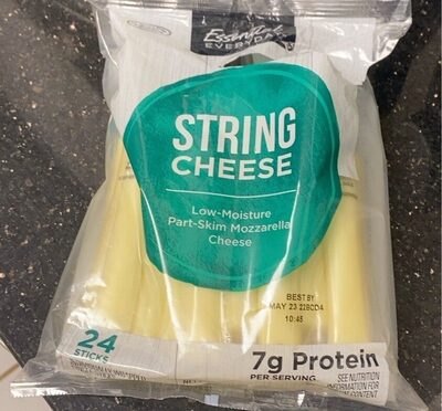 Mozzarella Low-Moisture Part-Skim String Cheese, Mozzarella