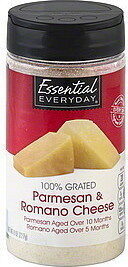 Grated Parmesan And Romano Cheese