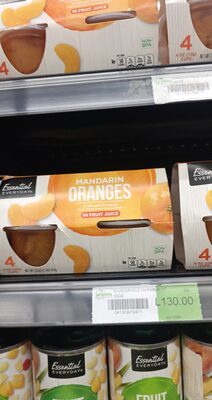 Mandarin Oranges In Light Syrup, Mandarin Oranges