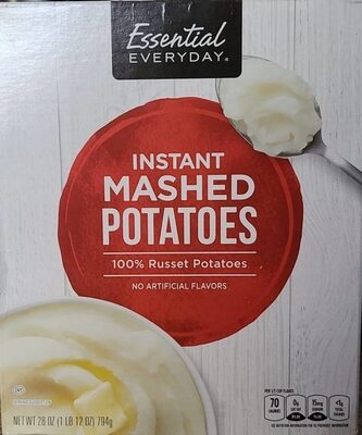 100% Russet Instant Mashed Potatoes