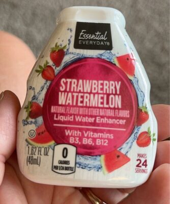 Strawberry Watermelon Liquid Water Enhancer, Strawberry Watermelon