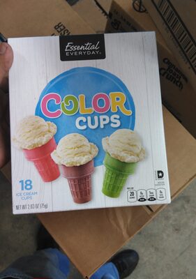 Ice Cream Color Cups