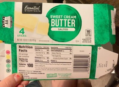 Salted Sweet Cream Butter Sticks, Salted