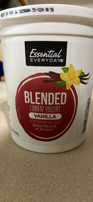 Vanilla Blended Lowfat Yogurt, Vanilla