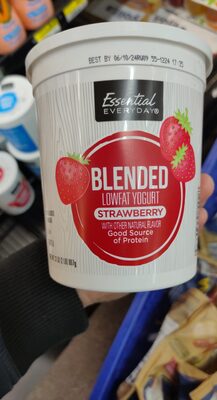 Strawberry Blended Lowfat Yogurt, Strawberry