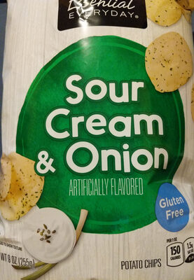 Sour Cream & Onion Potato Chips, Sour Cream & Onion