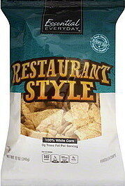 Restaurant Style White Corn Tortilla Chips, Restaurant Style