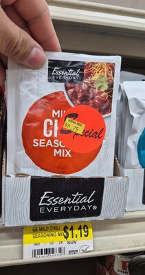 Mild Chili Seasoning Mix, Mild Chili