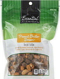 Peanut Butter Dream Honey Dry Roasted Peanuts, Mini Chocolate Flavored Peanut Butter Cups Almonds & Cashews Trail Mix, Peanut Butter Dream