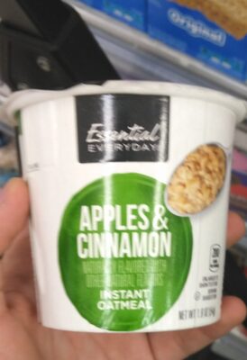Apples & Cinnamon Flavored Instant Oatmeal, Apples & Cinnamon
