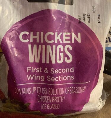 Chicken Wings First & Second Wing Sections, Chicken