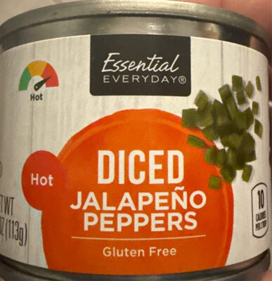 Diced Jalapeno Peppers, Hot