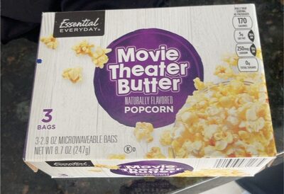 Movie Theater Butter Flavored Popcorn, Movie Theater Butter