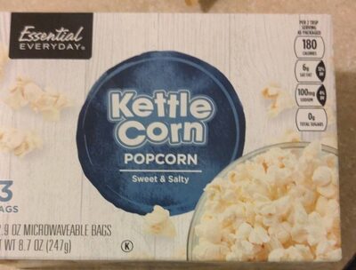 Sweet & Salty Kettle Corn Popcorn, Sweet & Salty