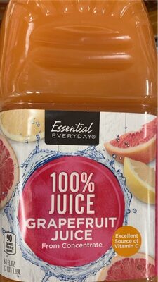 100% Grapefruit Juice From Concentrate, Grapefruit