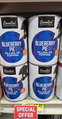 Blueberry Pie Filling Or Topping, Blueberry Pie