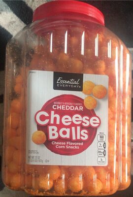 Cheddar Cheese Balls Flavored Corn Snacks, Cheddar Cheese Balls