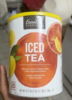 Lemon Sugar Sweetened Iced Tea Mix, Lemon