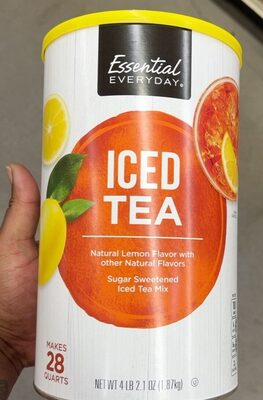 Natural Lemon Flavor Iced Tea Mix, Natural Lemon