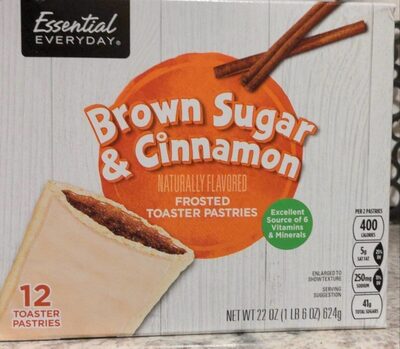 Brown Sugar & Cinnamon Flavored Frosted Toaster Pastries, Brown Sugar & Cinnamon