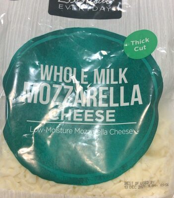 Mozzarella Whole Milk Low-Moisture Cheese, Mozzarella