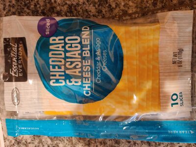 Cheddar & Asiago Sliced Cheese Blend, Cheddar & Asiago
