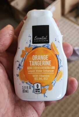 Orange Tangerine Flavor Liquid Water Enhancer, Orange Tangerine