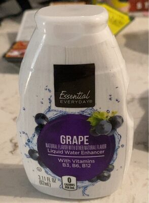 Grape Flavored Liquid Water Enhancer, Grape